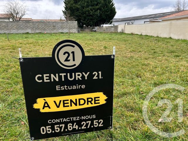 terrain à vendre - 451.0 m2 - ST ANDRE DE CUBZAC - 33 - AQUITAINE - Century 21 Estuaire
