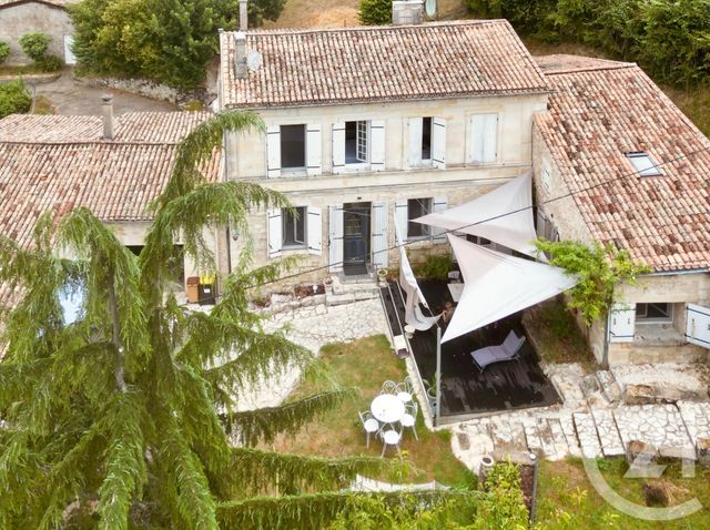 maison à vendre - 8 pièces - 240.32 m2 - FRONSAC - 33 - AQUITAINE - Century 21 Estuaire